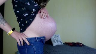 online adult clip 45 doll fetish Mila Mi – Very Pregnant Girl in Very Tight Jeans, puffy tits on fetish porn-1