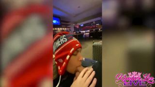 adult clip 33 Kimber Lee – Sucking Cock at the Hockey Game on public old mature love blowjob and hardcore bang-2