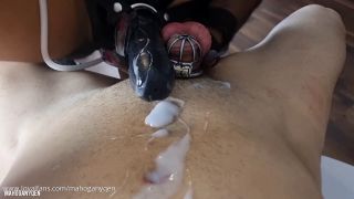 online porn clip 9 MahoganyQen - I Cum On Slave After Pegging - FullHD 1080p, dakota skye femdom on fetish porn -0