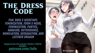Miss Lofn - [F4M] Office Dress Code - Boss makes sure you are wearing your panties at work [FEMINZATION]-6