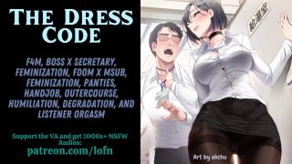 Miss Lofn - [F4M] Office Dress Code - Boss makes sure you are wearing your panties at work [FEMINZATION]-9