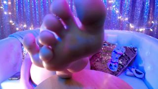 Unicorn Socks and Barefoot Worship for Losers - Femdom Foot Domination[Hot!]-6