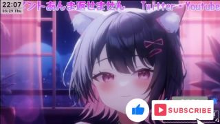 Ear Licking Ear licking ASMRShes deep in the sweetness of the ear licking .VtuberLewdtuber-2