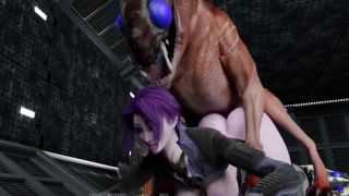 Gangbang mutant suddenly fucked horny bitch doggy style-1