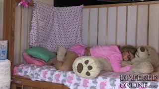 Diaperedonline2Red Red Masturbates in Crib Decked in Pink-6