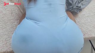 [GetFreeDays.com] brunette in a blue dress, she loves to fuck, she performs perfect anal prolapse. Sex Leak November 2022-5