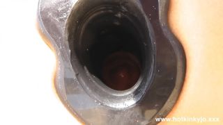 Walk on the cliff ends with anal fisting & prolapse by se...-2