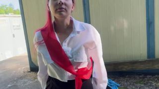 Submissive I Caught My Neighbors Daughter, a Graduate, Drinking and Punished Her with a...-9