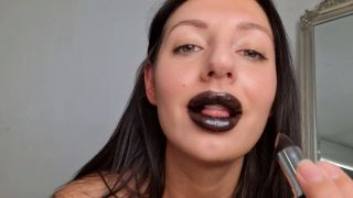 video 34 Tattooed Temptress – Red Lips Vs Black Lips | femdom pov | masturbation porn bizarre femdom-7