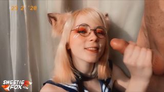 Sweetie Fox 022 - Beautiful Fox Suck Cock And Cum Swallow-0