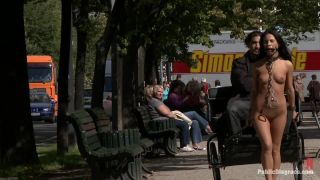 online porn clip 35 bdsm bondage sex Ride the Pony, female slave on public-2
