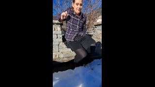 Masturbation Outside, Real Public Masturbation.-4