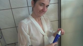 M@nyV1ds - GermanHotMilf - Showers with a Blouse-1