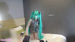 FC2PPV-1074117 元？コスプレカフェレイヤーさんにミクコスしてもらいました♪-Dカップえっちミク編-【個人撮影】-9
