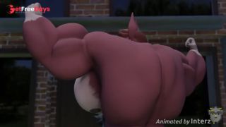 Pump Inflation Muscle Growth Animation-4