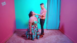 Pain And Pleasure In Pink And Blue BigTits!-1