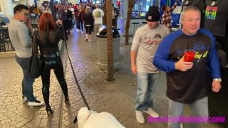 The Mean Girls - Goddess Platinum - Public Mutt Crawl (1080 HD) - Public Humiliation | footworship | feet porn femdom xxx-8