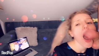 Red FoxBlonde Fucked While Watching A Show Snapchat Sex-9