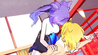 Wet Waifus - Keqing Sex Side Quest - Genshin Impact Hentai-1