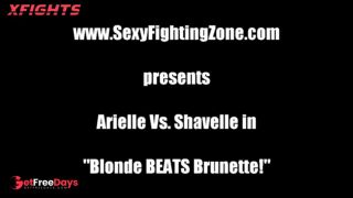 [xfights.to] Sexy Fighting Zone - Arielle vs Shavelle - Blonde beats brunette Arielle,Shavelle-0