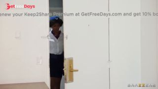 Black Flight Attendant Banged By Hung Pilots - Lacey London-1