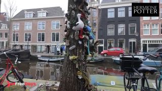 The WHOLE STREET sees us FUCKING in AMSTERDAM. The NETHERLANDS Vlog Series-4