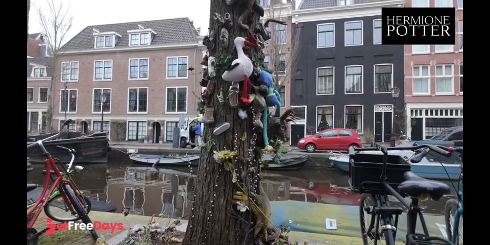 The WHOLE STREET sees us FUCKING in AMSTERDAM. The NETHERLANDS Vlog Series