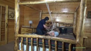 Rachel Adams Brutal Hogtie on the Bed Sex Clip Video Porn...-7
