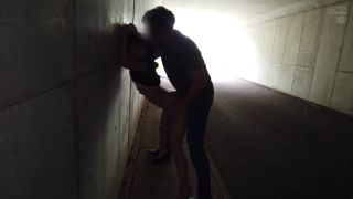 Handjob exposure, secretly playing with a sensitive girl in public, street orgasm walk ⋆.-3