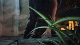 Public Sex On The Street Outdoors Caught Fucking By Police Bus Voyeurs.-9