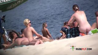 Blowjobs  and sex on a naturist strand 3 Nudism!-4