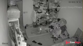 [Sleeping.Porn] Couple sleeping in a cluttered room hidden bedroom video-6