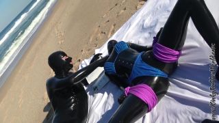 Rubber Jeff using the blind Fuckdoll on the Beach P1 - fetish - femdom porn ssbbw femdom-5