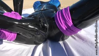 Rubber Jeff using the blind Fuckdoll on the Beach P1 - fetish - femdom porn ssbbw femdom-7