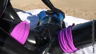 Rubber Jeff using the blind Fuckdoll on the Beach P1 - fetish - femdom porn ssbbw femdom-8