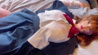 Honor Student With Sober And Glasses Is Bukkake Training Execution With.-3