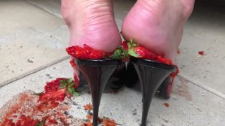 adult video clip 34 Goddess Lena - Strawberry Crushing - footjob - feet porn mistress ezada femdom-2