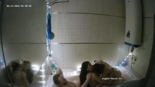 Voyeur Threesome Bathtub HD: Frida & Erik 2025 - Watch Now!-1