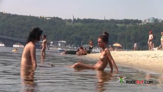 Video taken at a nudist resort! Wasn't easy!!! Sandfly ur the  man-0