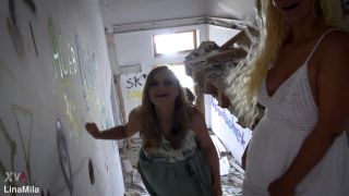 [K2S.CLUB] Ella-X - NYMPHOMAN ALARM IM LOST PLACE - DREI SCHLAMPEN DRECKIG VON ZWEI Schwänzen... - FullHD 1080P-1