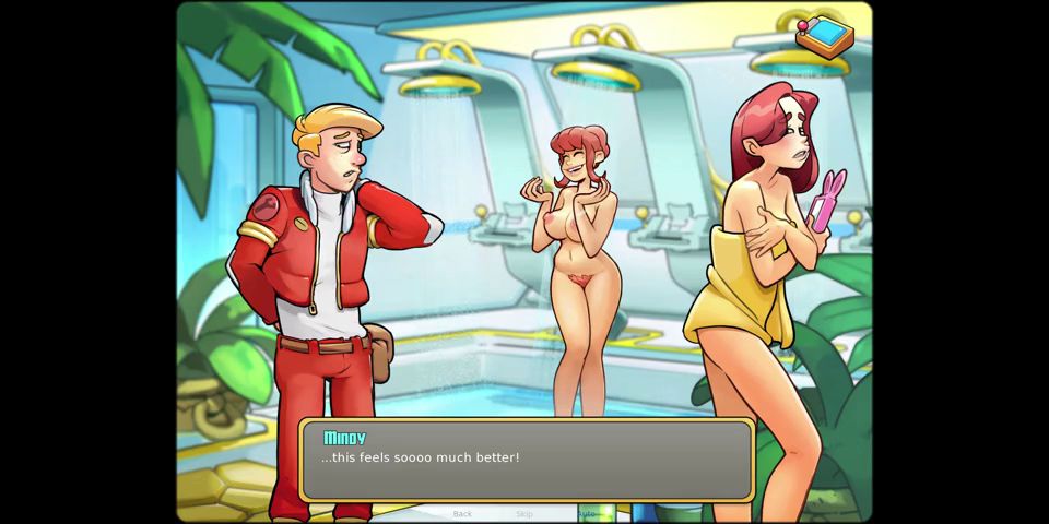 Big Tits Lets Play - Space Rescue Code Pink, Mindy and Sandy in the Shower