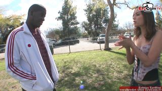 Black Guy With A Big Dick Fucks A Skinny White Brunette In All Her Hole.-9
