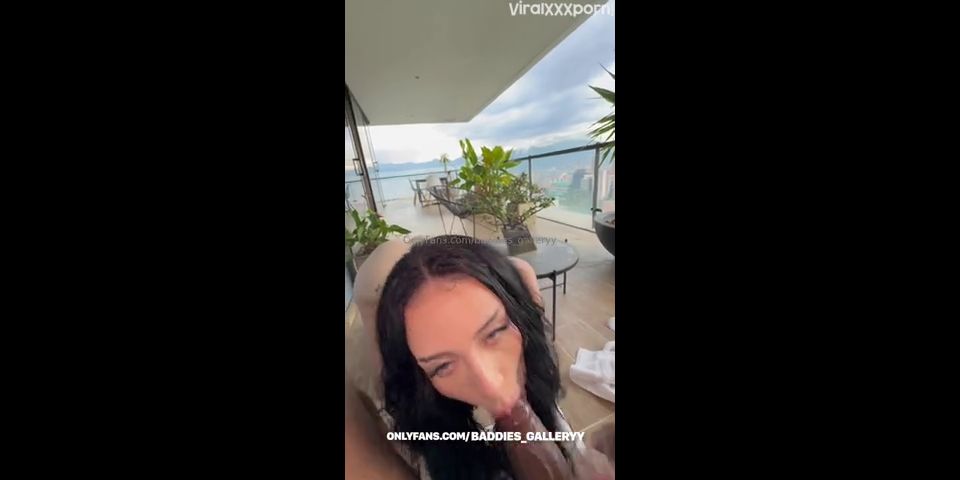  balcony sex tape Auhneesh Nicole Teases BBC In Naughty POV Balcony Sextape  From Onlyfans Video Auhneesh Nicole