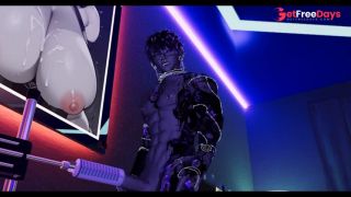 eBoy Using His New Sex Machine for the First Time  Moaning, whimpering  Extras VRChat, ERP-3