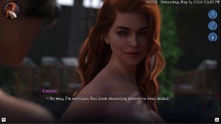 snipgame - Boundaries of Morality 7 We had unexpected visiters at the grill and we both got topless-4