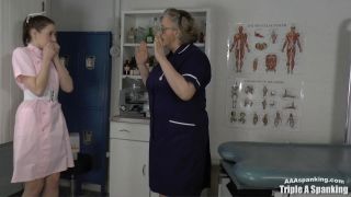 adult video clip 8 Triple A Spanking - Pilfering Nurse Punished - FullHD 1080p, chinese foot femdom on fetish porn -2