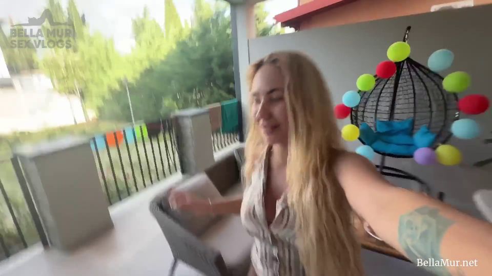 Bella Mur, Maya Stone - Sex Vlog Fucking Outdoor And Celebrating My Birthday Full HD