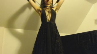online video 39 Miss Alice the Goth – Goth Strips Shakes Ass in Fishnets, spit fetish porn on fetish porn -2