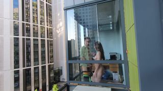 online xxx clip 20 hardcore dp Redkittycat Spying on the Neighbors Public Sex on the Balcony, hardcore on hardcore porn-0