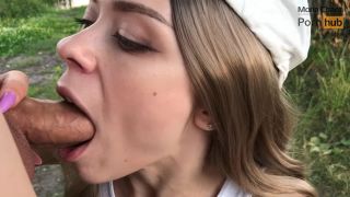 Extreme Passionate Blowjob in National Park, Oral Creampie - MonaCharm-4